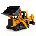 Engineering Vehicle Model Double Head Excavator Bulldozer Children Educational Diecast Construction Vehicle Toy Kids Boy Gift.