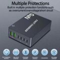 GaN 6-Ports 990W USB C Charger Desktop Charger Type C PD 100W PPS Fast Charging Station for Laptop Tablet MacBook Samsung iPhone.