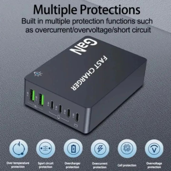 GaN%206-Ports%20990W%20USB%20C%20Charger%20Desktop%20Charger%20Type%20C%20PD%20100W%20PPS%20Fast%20Charging%20Station%20for%20Laptop%20Tablet%20MacBook%20Samsung%20iPhone%20-%20Image%206