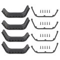 Plastic Wide Fender Flares Set for 1/10 RC Crawler RC4WD  Gelande II Defender D90 D110 Body. 