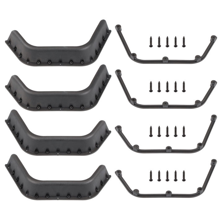 Plastic Wide Fender Flares Set for 1/10 RC Crawler RC4WD  Gelande II Defender D90 D110 Body
