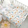 Newborn Baby Blanket Bamboo Cotton Swaddling Wrap Soft Thin Bedding Bath Towel 2 Layer Gauze Stroller Blankets. 