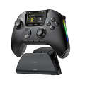 Manba One Ver 2 Wireless PC Controller - Gaming Controller with 2-inch Interactive Screen and Hall-Effect Joystick (Black). 