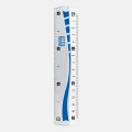 Foot Scaler ORO 6 Inch Plastic Ruler 2pcs. 