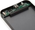 LUPO USB 2.5 inch Hard Disk Drive HDD External Caddy Case Enclosure (SATA, IDE, USB 2.0 and 3.0), Black, IDE USB 2.0.