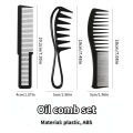 2/3/4pcs Wide Tooth Curl Comb Detangling Comb Texture Comb For Curly Wet Wavy Thick Hair Wigs Salon Barber Hairstyle Tool. 
