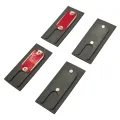 Lizard-proof window gap cover wind block window seal for sliding door (1 set with 4 PCs top and bottom). 