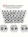 12/24PCS Stainless Steel Sewing Machine Bobbins - Durable Metal Construction for Brother Sewing Machine, Essential Sewing Craft. 