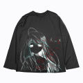 Crop Top Women Woman Clothing Y2k T-shirt Gothic Grunge Clothes Y2k Kitty Kpop Kawaii Goth 2000s Tops Harajuku Anime Girl Female. 