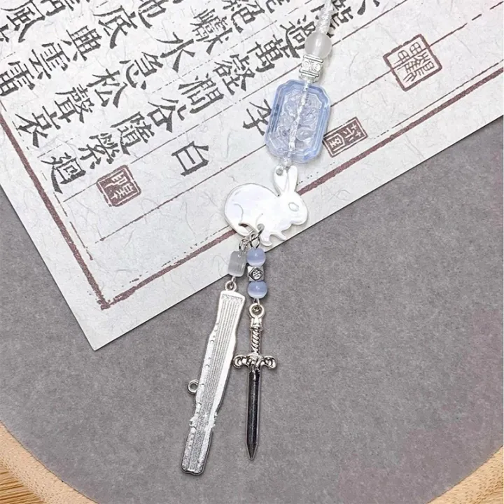 Creative%20Phone%20Charms%20Fashion%20Trendy%20Beaded%20Rabbit%20Mobile%20Phone%20DYM%20Lanyard%20Keychain%20Bag%20Decoration%20Pendant%20Card%20Book%20Chain%20-%20Image%204