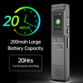 64GB/16GB/8GB Digital Voice Recorder Voice Activated Audio Recording Noise Reduction with Playback MP3 Music Player 288hrs. 