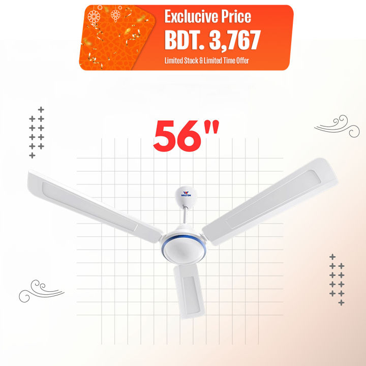 WALTON Ceiling Fan WCF5601 EM (56")