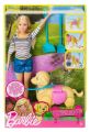 Barbie Walk & Potty Pup Set With Doll & Tail-Activated Pooping Puppy. 