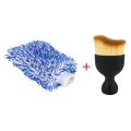 Plush Car Wash Mitt Microfiber Thick Car Cleaning Mitts Auto Car Wash Accessories Car Cleaning Tools dusting gloves. 