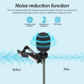 MC01 Portable 1.5m Wired Mini Microphone Type C For Phone PC Laptop Metal Clip-on Lavalier USB mic 3.5mm Condenser Microphone.