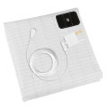 Grounding Bed Sheet US/UK/EU Plug Grounding Mat 10% Silver Fiber & 90% Organic Cotton Natural Healthy Energy Sleep Mat.