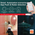 ZigBee WiFi MmWave Human Presence Motion Sensor Radar Detector With Luminance/Distance Detection Tuya Smart Life Home Automation. 