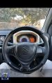 Universal Leather Steering Wheel Cover Carbon Fiber Pattern Fashion Sport Hand Stiches Soft Anti-Slip. 