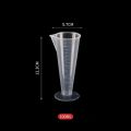 Happy home 100/250/500/1000 plastic measuring cup/measuring cup, coffee and wine tasting double head high temperature resistant/tapered measuring cup. 