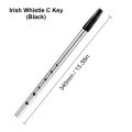 Irish Whistle C Key 6-holeFlute Penny Whistle Tin Whistle Wind Musical Instruments for Student Beginners Recorder Instrument. 