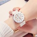 Women Watches 2025 New Fashion Luxury Brand Women's Watch Silicone Strap Quartz Wrist Watch For Female Relogio Feminino Zegarki.