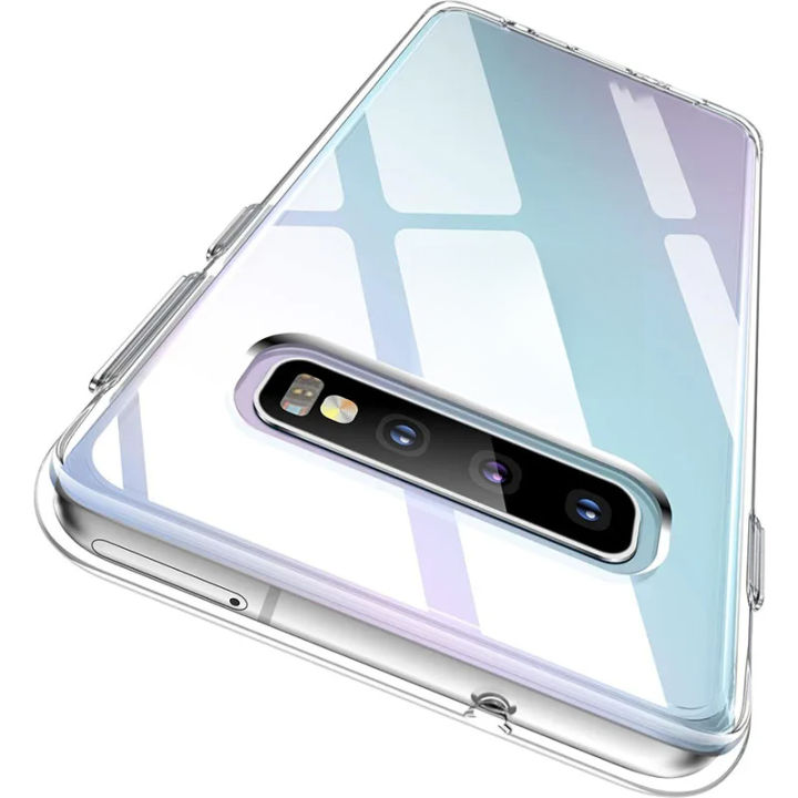 Ultra Thin Silicone Soft Case For Samsung Galaxy S 10 5G S10 Plus S10E Lite Clear Back Cover Transparent Shockproof Shell Coques