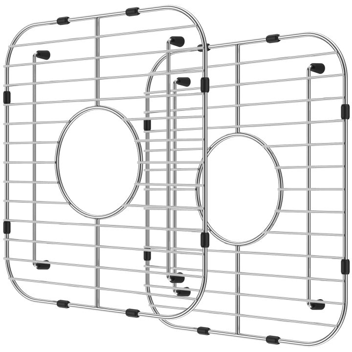 2Pcs%20Kitchen%20Sink%20Grid%20Stainless%20Steel%20Sink%20Protectors%20Double%20Bowl%20Sink%20Bottom%20Grid%20with%20R50%20Corner%20Large%20Sink%20Protectors%20Grid%20-%20Image%207