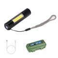 Rechargeable Torchlight Torch LED USB Portable Torch 3 -Mode Mini Camping Lighting. 