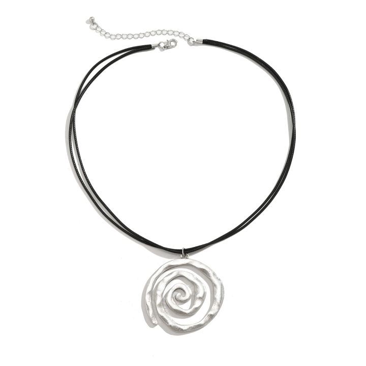 Ethnic%20Creative%20Big%20Spiral%20Conch%20Pendant%20Necklace%20Women%20Goth%20Adjustable%20Leather%20Wax%20Thread%20Chain%20Holiday%20Y2K%20Jewelry%20Accessories%20-%20Image%206