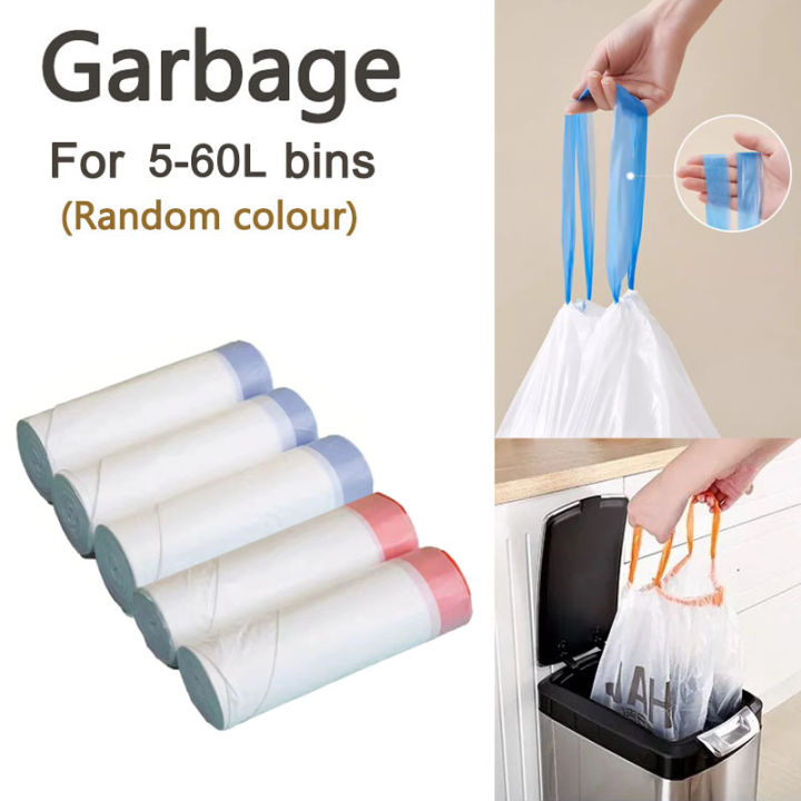 5%20Rolls%2020L/30L/60L%20Large%20Capacity%20Garbage%20Bag%20Smart%20Trash%20Can%20Drawstring%20Trash%20Bags%20Household%20Disposable%20Thickened%20Trash%20Pouch%20-%20Image%202