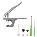 12mm/17mm Plastic Resin Snap Button Press Stud Cloth Button Press Machine Sewing Tool U Shape Fastener Snap Pliers KAM Button. 