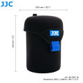JJC Neoprene Mirrorless Lens Pouch Bag Compact Camera Lens Pouch Case Fold-Over Lens Bag for Fuji Olympus.