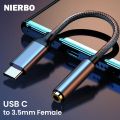 NIERBO USB C to 3.5mm Female Headphone Jack Adapter Type C to Aux Audio Dongle Adapter for Samsung Galaxy iPad Pro Pixel. 