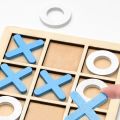 1pc Xo Tic Tac Toe Children Board Game Parent-child Interactive Logic Thinking Fun Game Children Puzzle Toys Gaming Gift. 