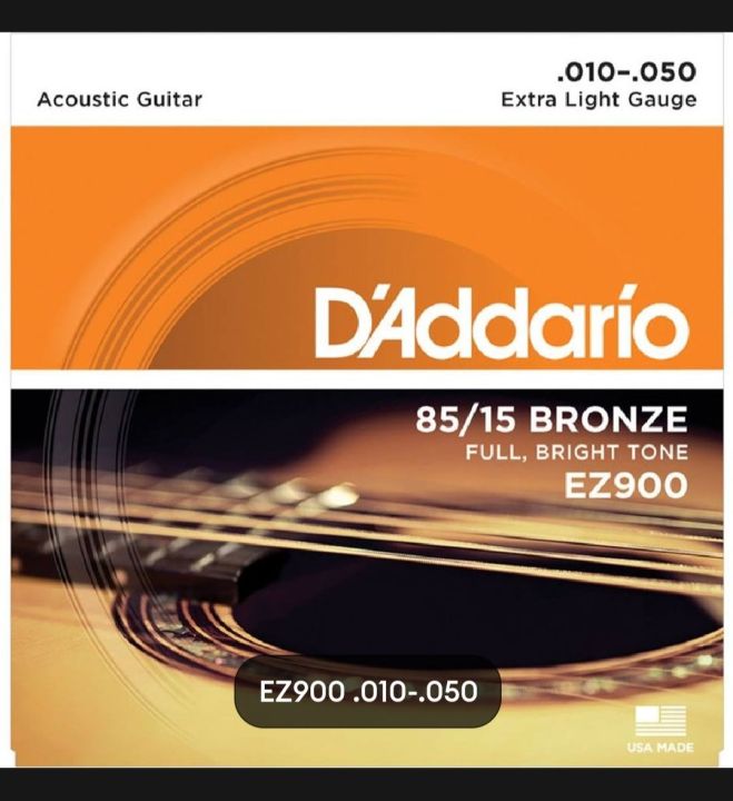 Original Daddario EZ900 Acoustic Guitar String full set Daraz.lk