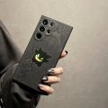 Japan Anime Pocket Monsters Pokémon Gengar Wrist Strap Holder Phone Case For Samsung Galaxy S 24 23 22 Ultra Puls Leather Cover.