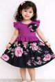 Elegant Princess Sleeveless Dress with Polka Dot Print for Girls 1-12 Years. 