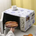Waterproof Microwave Dust Cover Side Storage Household Print Surface Appliances Oilproof High Quality Environmental Protection. 