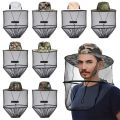 Mosquito Hat With Hidden Net Mesh Repellent Insect Bee Protection Men Women Outdoor Sunscreen Fishing Cap.