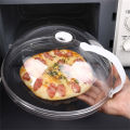 Microwave Splatter Cover For Food Clear Microwave Splash Guard Cooker Lid With Handle Dish Bowl Plate Serving Cover Bpa-Free. 