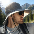 Mens Wide Brim Sun Hat Waterproof UPF50 Plus UV Protection Bucket Hat for Fishing Hiking Camping Summer Outdoor Fishing Hat.
