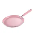 Frying Pan Pancake Pan: 10 Inch Omelette Pan Egg Frying Pan Kitchen Cookware for Home Kitchen Cooking (Color : Pink). 