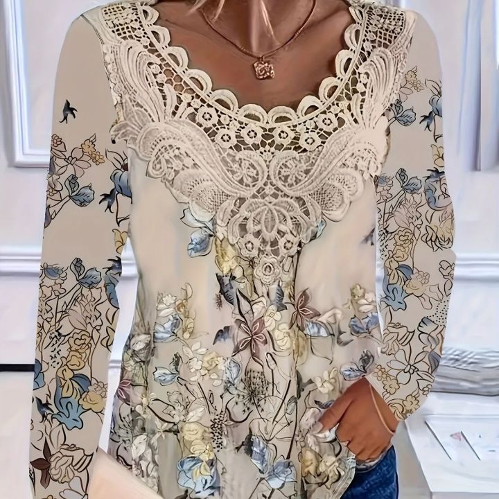 Plus%20Size%20Elegant%20Casual%20Woman%20T-Shirt%20Fashion%20Loose%20T-Shirt%20Woman%20Temperament%20Long%20sleeve%20T-Shirt%20Holiday%20Weekend%20-%20Image%204