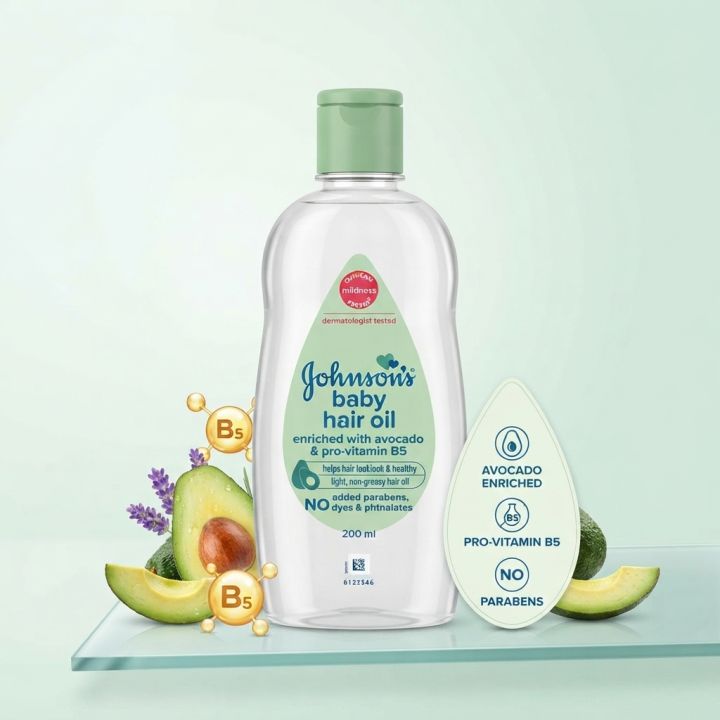 Johnson's Hair Oil 100ml for Babies and Newborns Gentle Daily Care Premium Quality Imported