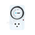 24-hour multifunction timer with 3-pin power plug 15A 220V Toshino brand model TS-MT3. 