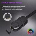 LDPCSJ SATA Interface 5V 3PIN ARGB Controller Extension Cable Light Controller Adapter for PC Fan CPU Cooler Fan Light Strip.