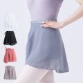 Ballet Wrap Skirt Adult Kids Lace-up Chiffon Dance Practice Skirts. 