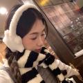 Fashion Autumn Winter Star Fluffy Earmuffs Cute Plush Solid Color Ear Muffs Cold Protection Women Ear Cover Keep Warm.