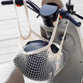 Motorcycle Helmets Luggage Net Scooter Storage Mesh Bag MTB Cycling Handlebar Tube Hanging Baggage Bag Motorcycle Accessories. 
