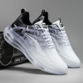 Men's Fashionable Basketball Shoes with Air Cushioning, Comfortable and Non-Slip, Breathable and Shock-Absorbing, Suitable for Men's Outdoor Activities. 